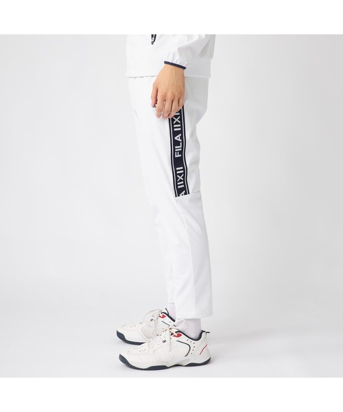 FILA GOLF(フィラゴルフ )の「FILA GOLF フィラゴルフ ゴルフウェア ワンポイント ロゴ サイドライン入り ストレッチ 防風 軽量 ボンディングロングパンツ(その他パンツ・メンズ・ブラック/ホワイト・LL/M/3L/L)」の5枚目の写真