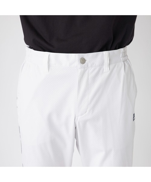 FILA GOLF(フィラゴルフ )の「FILA GOLF フィラゴルフ ゴルフウェア ワンポイント ロゴ サイドライン入り ストレッチ 防風 軽量 ボンディングロングパンツ(その他パンツ・メンズ・ブラック/ホワイト・LL/M/3L/L)」の11枚目の写真