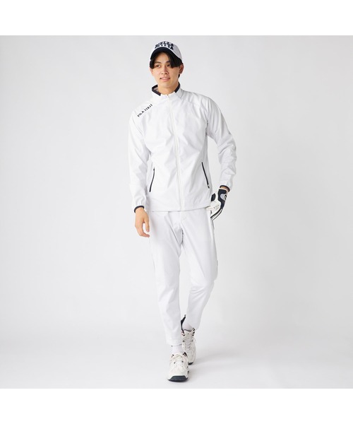 FILA GOLF(フィラゴルフ )の「FILA GOLF フィラゴルフ ゴルフウェア ワンポイント ロゴ サイドライン入り ストレッチ 防風 軽量 ボンディングロングパンツ(その他パンツ・メンズ・ブラック/ホワイト・LL/M/3L/L)」の7枚目の写真