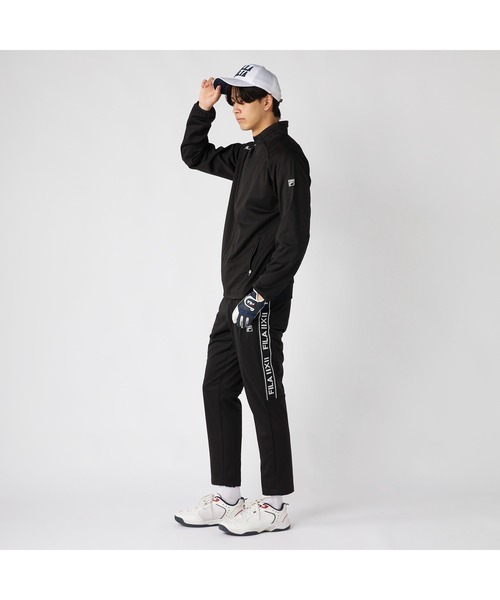 FILA GOLF(フィラゴルフ )の「FILA GOLF フィラゴルフ ゴルフウェア ワンポイント ロゴ サイドライン入り ストレッチ 防風 軽量 ボンディングロングパンツ(その他パンツ・メンズ・ブラック/ホワイト・LL/M/3L/L)」の20枚目の写真