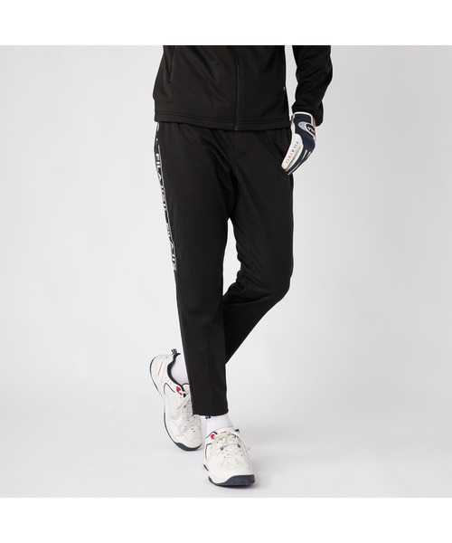 FILA GOLF(フィラゴルフ )の「FILA GOLF フィラゴルフ ゴルフウェア ワンポイント ロゴ サイドライン入り ストレッチ 防風 軽量 ボンディングロングパンツ(その他パンツ・メンズ・ブラック/ホワイト・LL/M/3L/L)」の14枚目の写真