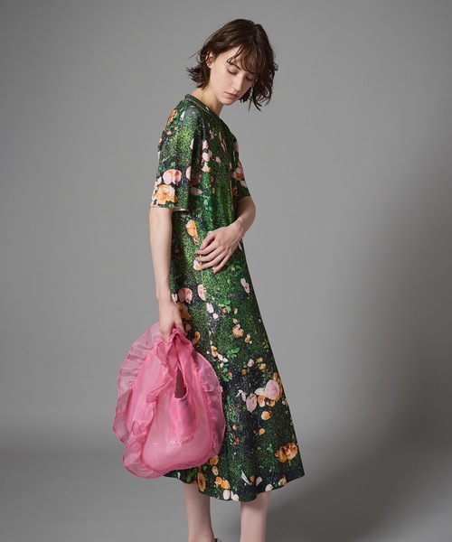 NON TOKYO(ノントーキョー)の「SHEER FRILL BAG(S)(ショルダーバッグ・レディース・ネイビー/レッド/ピンク/ブルー・FREE)」の10枚目の写真