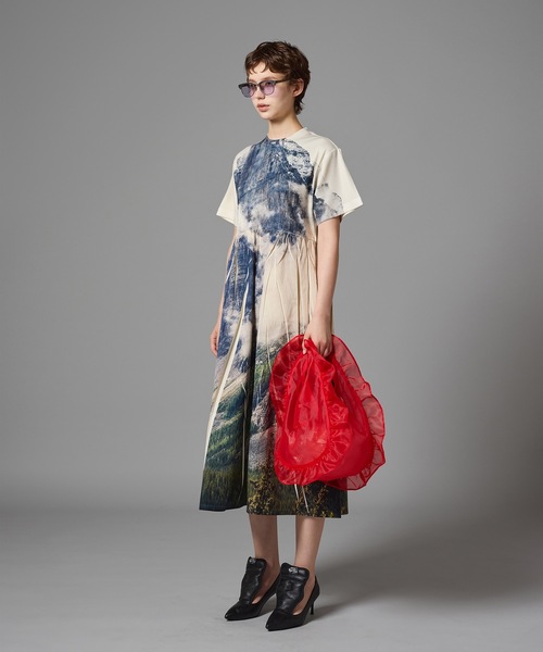 NON TOKYO(ノントーキョー)の「SHEER FRILL BAG(S)(ショルダーバッグ・レディース・ネイビー/レッド/ピンク/ブルー・FREE)」の14枚目の写真