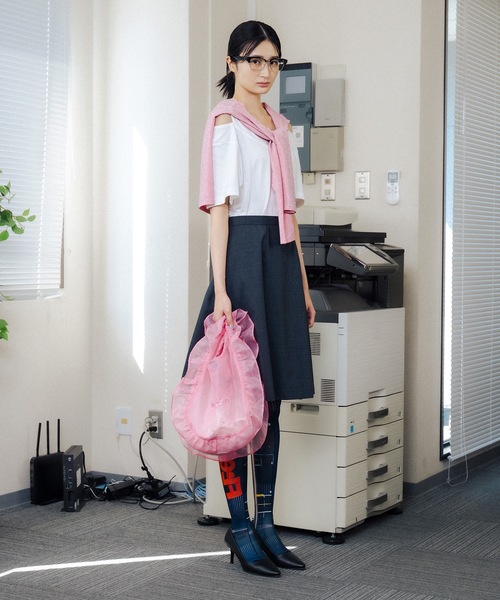 NON TOKYO(ノントーキョー)の「SHEER FRILL BAG(S)(ショルダーバッグ・レディース・ネイビー/レッド/ピンク/ブルー・FREE)」の16枚目の写真