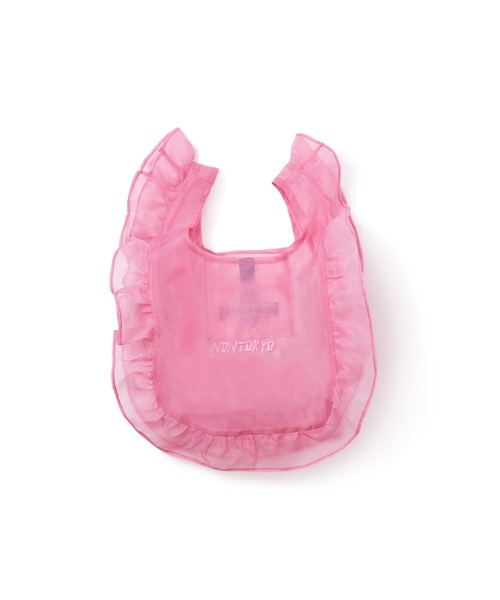 NON TOKYO(ノントーキョー)の「SHEER FRILL BAG(S)(ショルダーバッグ・レディース・ネイビー/レッド/ピンク/ブルー・FREE)」の7枚目の写真