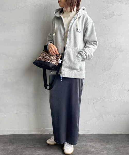 CHUMS（チャムス）の「【WEB限定】[CHUMS/チャムス] BOOBY バックプリント ジップパーカー（スウェット・レディース・ブラック/グレー・M/L）」の7枚目の写真