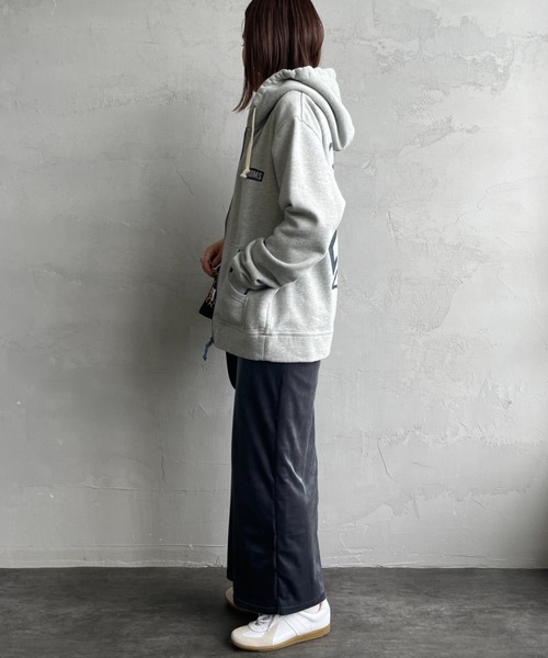 CHUMS（チャムス）の「【WEB限定】[CHUMS/チャムス] BOOBY バックプリント ジップパーカー（スウェット・レディース・ブラック/グレー・M/L）」の8枚目の写真