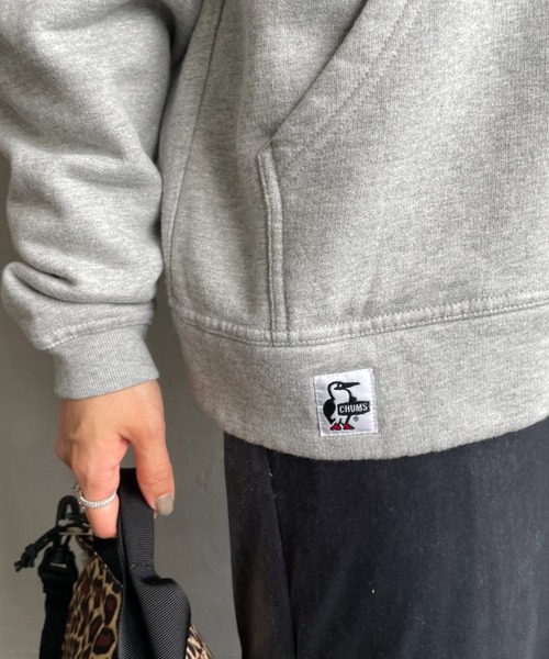 CHUMS（チャムス）の「【WEB限定】[CHUMS/チャムス] BOOBY バックプリント ジップパーカー（スウェット・レディース・ブラック/グレー・M/L）」の10枚目の写真