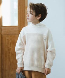 BRANSHES | 【おそろい】異素材切り替えパーカー(パーカー)