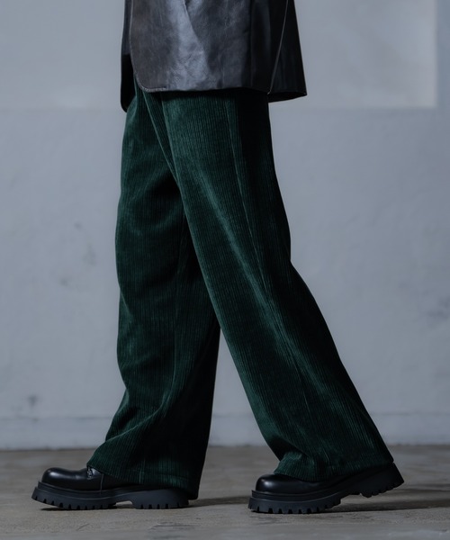 improves（インプローブス）の「太コーデュロイ ワイドパンツ（その他パンツ・メンズ・ブラック/ダークグリーン/モカ/チャコール・MEDIUM/LARGE）」の12枚目の写真