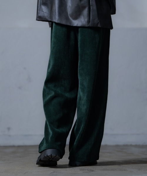improves（インプローブス）の「太コーデュロイ ワイドパンツ（その他パンツ・メンズ・ブラック/ダークグリーン/モカ/チャコール・MEDIUM/LARGE）」の11枚目の写真