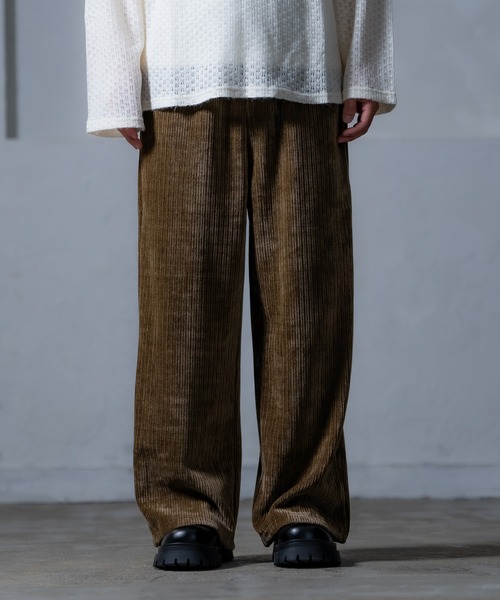 improves（インプローブス）の「太コーデュロイ ワイドパンツ（その他パンツ・メンズ・ブラック/ダークグリーン/モカ/チャコール・MEDIUM/LARGE）」の17枚目の写真