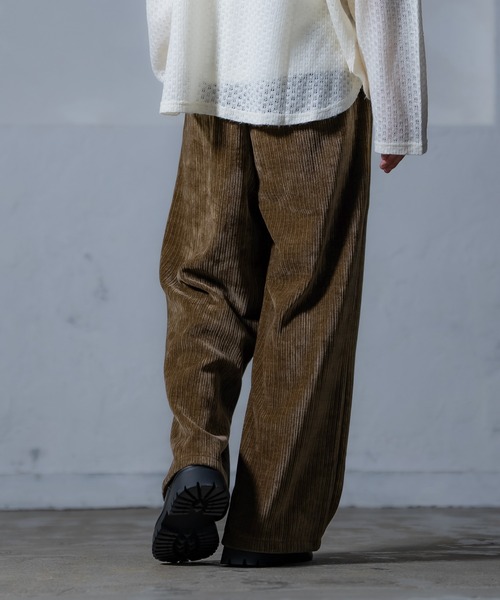 improves（インプローブス）の「太コーデュロイ ワイドパンツ（その他パンツ・メンズ・ブラック/ダークグリーン/モカ/チャコール・MEDIUM/LARGE）」の15枚目の写真