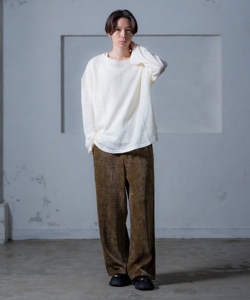 セール】太コーデュロイ ワイドパンツ（その他パンツ）｜improves