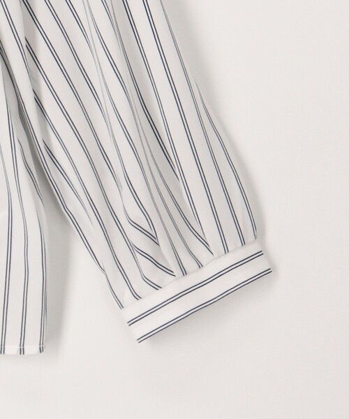 MICO COULIER(ミコクリエ)の「ジョーゼットストライプブラウス(シャツ/ブラウス・レディース・ホワイト系その他/ブルー系その他・38)」の15枚目の写真