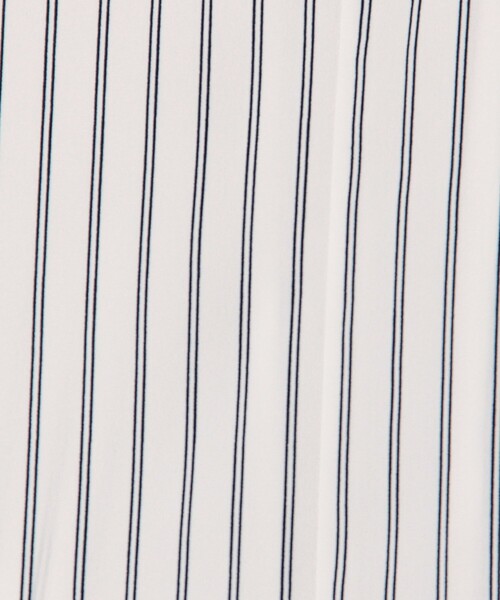MICO COULIER(ミコクリエ)の「ジョーゼットストライプブラウス(シャツ/ブラウス・レディース・ホワイト系その他/ブルー系その他・38)」の10枚目の写真