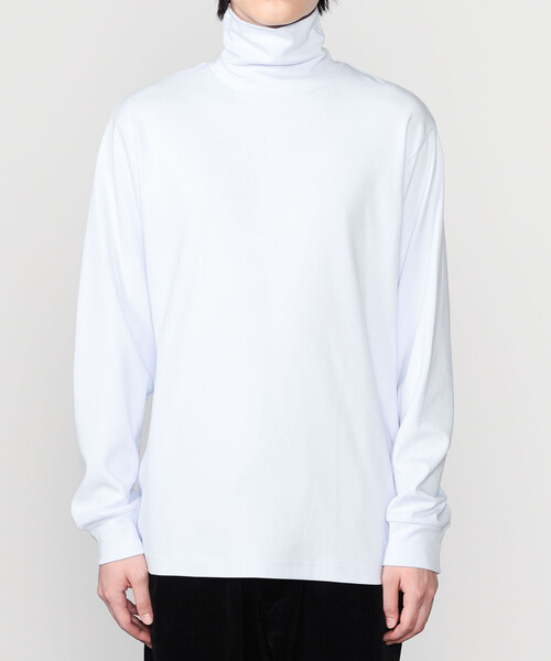 dress.（ドレス）の「DRESS | タートルネックカットソー MEN（Tシャツ/カットソー・メンズ・グリーン系その他/ホワイト/ピンク・L/M）」の5枚目の写真