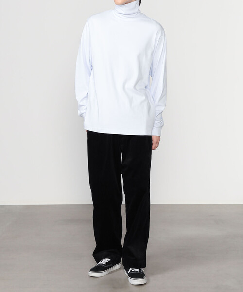 dress.（ドレス）の「DRESS | タートルネックカットソー MEN（Tシャツ/カットソー・メンズ・グリーン系その他/ホワイト/ピンク・L/M）」の4枚目の写真