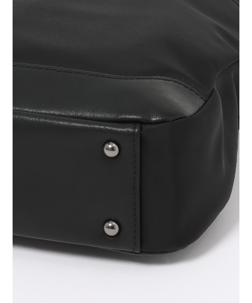 SUIT SQUARE（スーツスクエア）の「スリムブリーフケース 撥水 高密度ナイロン（ビジネスバッグ・メンズ・ネイビー系/ブラック系・F）」の6枚目の写真