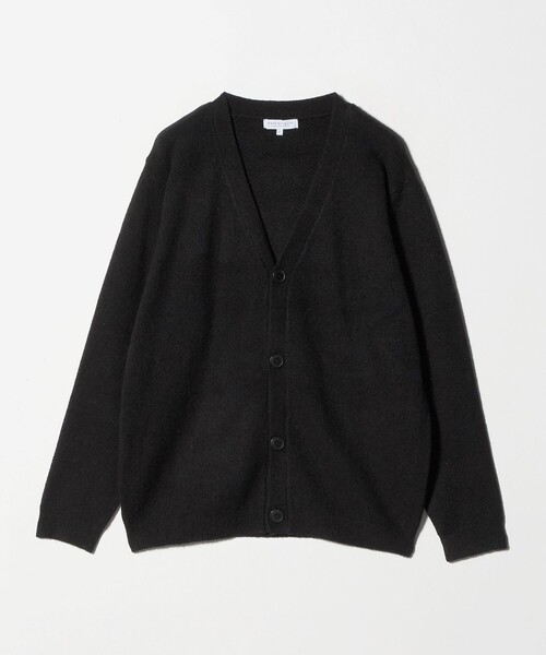 A DAY IN THE LIFE UNITED ARROWS(アデイインザライフユナイテッドアローズ)の「アンゴラミックス ノーブル カーディガン<A DAY IN THE LIFE>(カーディガン/ボレロ・メンズ・ブラック/ナチュラル・M/L)」の2枚目の写真