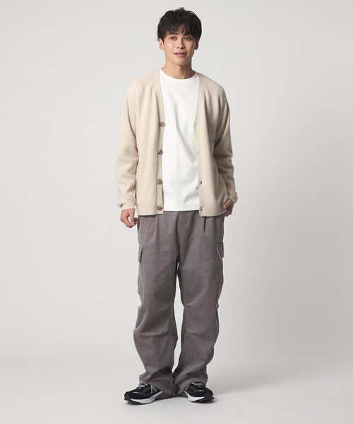 A DAY IN THE LIFE UNITED ARROWS(アデイインザライフユナイテッドアローズ)の「アンゴラミックス ノーブル カーディガン<A DAY IN THE LIFE>(カーディガン/ボレロ・メンズ・ブラック/ナチュラル・M/L)」の5枚目の写真