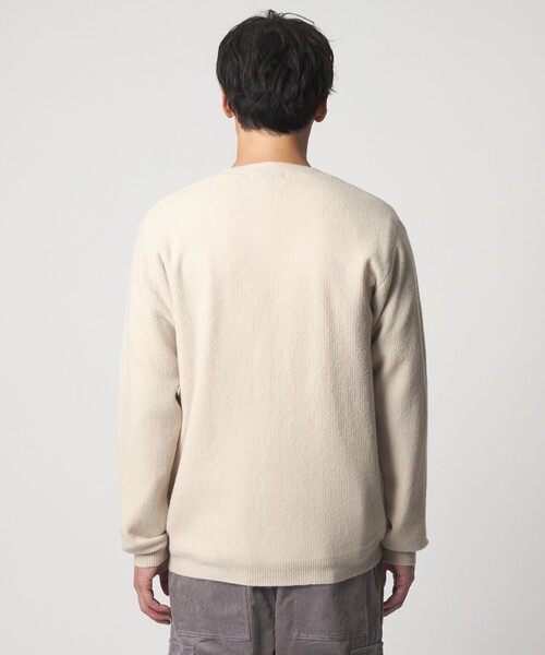 A DAY IN THE LIFE UNITED ARROWS(アデイインザライフユナイテッドアローズ)の「アンゴラミックス ノーブル カーディガン<A DAY IN THE LIFE>(カーディガン/ボレロ・メンズ・ブラック/ナチュラル・M/L)」の8枚目の写真