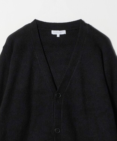 A DAY IN THE LIFE UNITED ARROWS(アデイインザライフユナイテッドアローズ)の「アンゴラミックス ノーブル カーディガン<A DAY IN THE LIFE>(カーディガン/ボレロ・メンズ・ブラック/ナチュラル・M/L)」の15枚目の写真