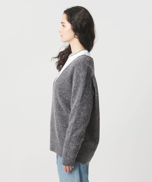 セール】ディープ Vネック プルオーバー ニット（ニット/セーター