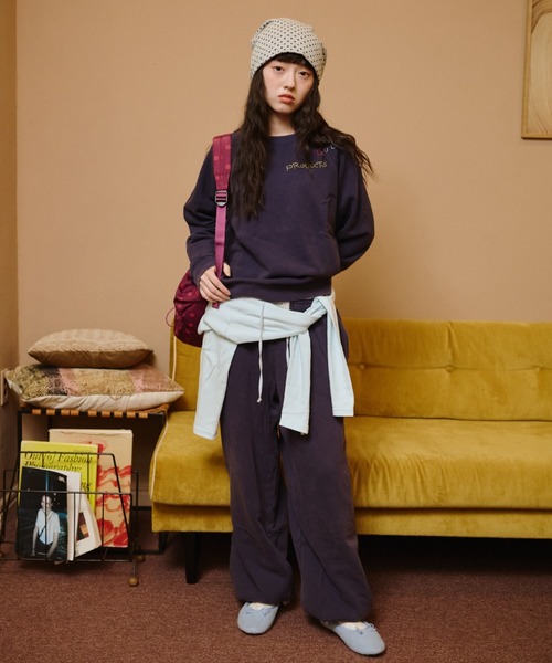 common gull products.（コモンガルプロダクツ）の「【種まき】針と糸スウェットパンツ（スウェットパンツ・レディース・レッド系/ネイビー/杢グレー・MEDIUM/SMALL/LARGE）」の18枚目の写真