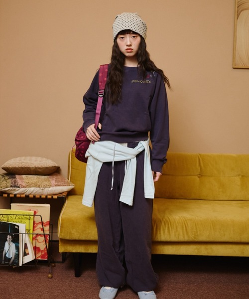 common gull products.（コモンガルプロダクツ）の「【種まき】針と糸スウェットパンツ（スウェットパンツ・レディース・レッド系/ネイビー/杢グレー・MEDIUM/SMALL/LARGE）」の19枚目の写真