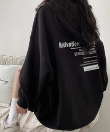 MOTIVATION オーバーサイズ プルオーバーパーカー
