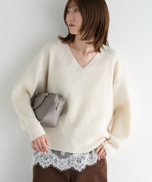 BABYLONE｜バビロンのニット/セーター（Vネック）通販 - ZOZOTOWN
