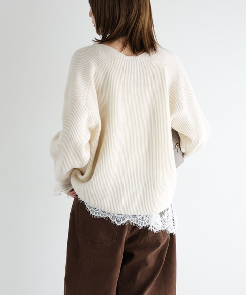 BABYLONE（バビロン）の「アゼニュアンスVネックプルオーバー（ニット