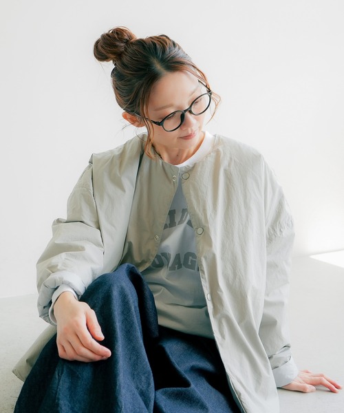 リバーシブルビッグダウンカーディガン（ダウンジャケット/コート