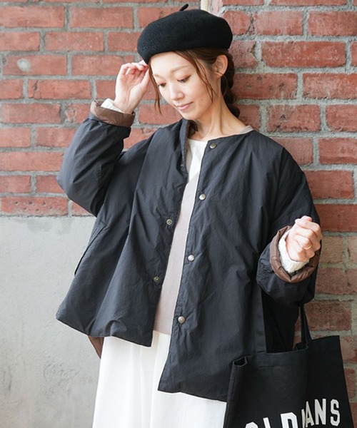 リバーシブルビッグダウンカーディガン（ダウンジャケット/コート