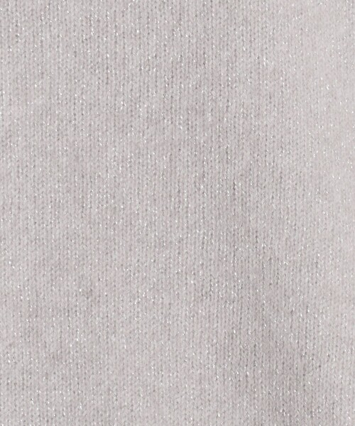 UNITED ARROWS（ユナイテッドアローズ）の「フォックス ウール ラメ タートルネック ニット（ニット/セーター・レディース・オフホワイト/ライトグレー/ダークグレー・FREE）」の5枚目の写真