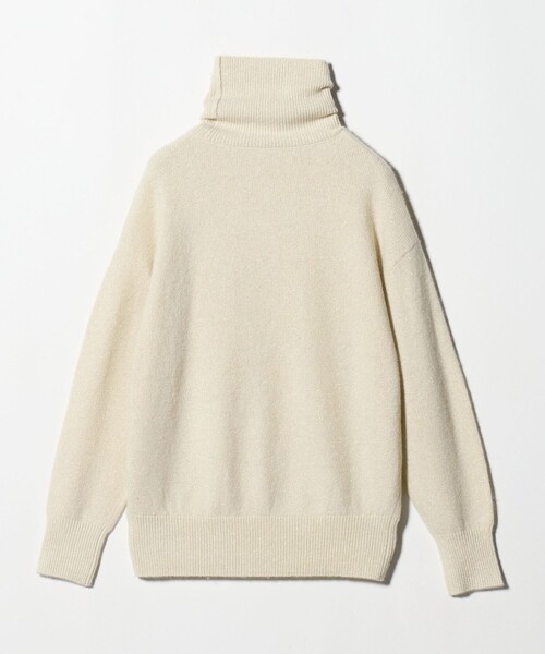 UNITED ARROWS（ユナイテッドアローズ）の「フォックス ウール ラメ タートルネック ニット（ニット/セーター・レディース・オフホワイト/ライトグレー/ダークグレー・FREE）」の11枚目の写真