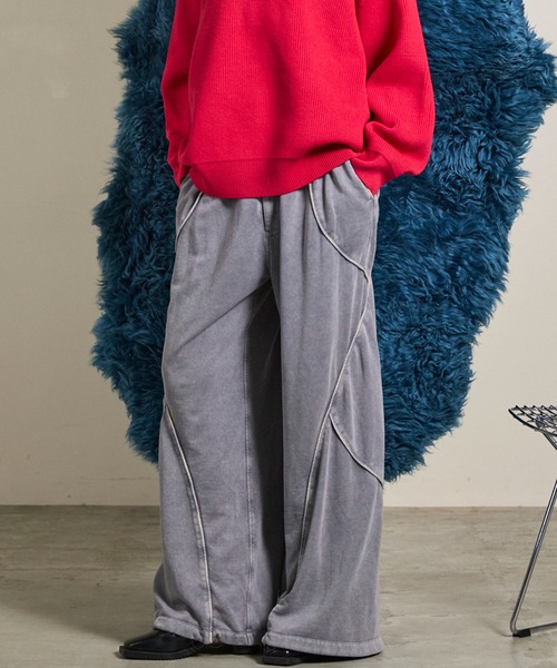 UNISEX》Cashmere Cotton Wide Sweatpants/カシミアコットン裏毛ワイド