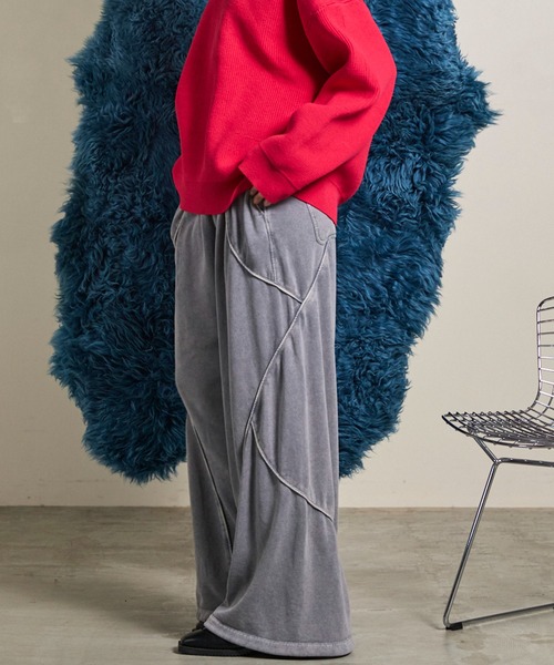 UNISEX》Cashmere Cotton Wide Sweatpants/カシミアコットン裏毛ワイド