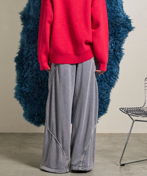 UNISEX》Cashmere Cotton Wide Sweatpants/カシミアコットン裏毛ワイド