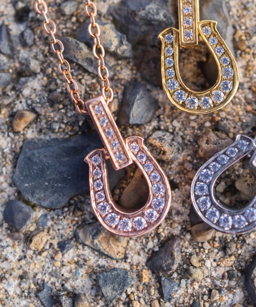 Horseshoe cz reversible(リバーシブル仕様)/【ハワイアンジュエリー