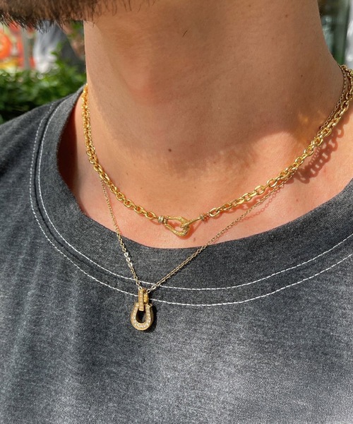 Horseshoe cz reversible(リバーシブル仕様)/【ハワイアンジュエリー 