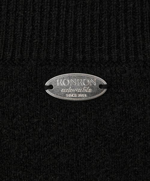 RONRON(ロンロン)の「HANDMADE FLOWER SHORT SLEEVE KNIT BLACK(ニット/セーター・レディース・その他・FREE)」の6枚目の写真
