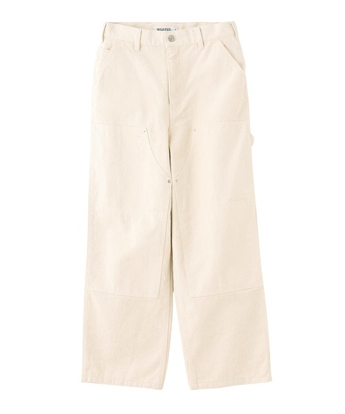 MILKFED.（ミルクフェド）の「DOUBLE KNEE PANTS（デニムパンツ・レディース・オフホワイト/ブラック/ライトブルー・S/M）」の15枚目の写真