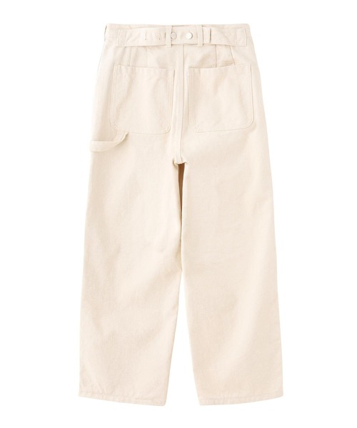 MILKFED.（ミルクフェド）の「DOUBLE KNEE PANTS（デニムパンツ・レディース・オフホワイト/ブラック/ライトブルー・S/M）」の16枚目の写真