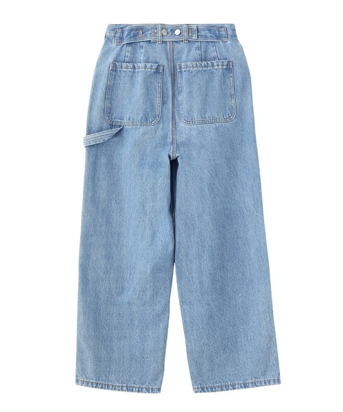 MILKFED.（ミルクフェド）の「DOUBLE KNEE PANTS（デニムパンツ・レディース・オフホワイト/ブラック/ライトブルー・S/M）」の20枚目の写真