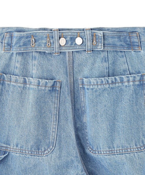 MILKFED.（ミルクフェド）の「DOUBLE KNEE PANTS（デニムパンツ・レディース・オフホワイト/ブラック/ライトブルー・S/M）」の22枚目の写真