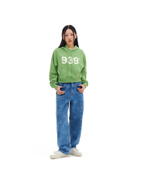 ARCHIVE BOLD(アーカイブボールド)の「939 LOGO CROP HOOD (LIGHT GREEN)(パーカー・レディース・その他・FREE)」の4枚目の写真