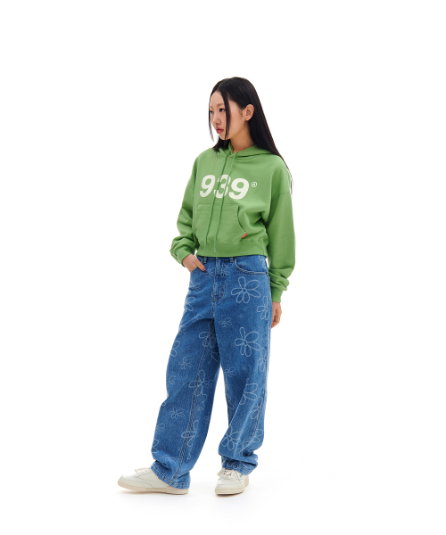 ARCHIVE BOLD(アーカイブボールド)の「939 LOGO CROP HOOD (LIGHT GREEN)(パーカー・レディース・その他・FREE)」の5枚目の写真