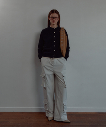 STUD POCKET JOGGER PANTS_LIGHT BEIGE